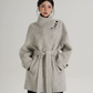 Stand Collar Wool Coat SRS0364