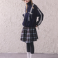 Ribbon Girly Track Jacket / Paid Skirt CYN0124