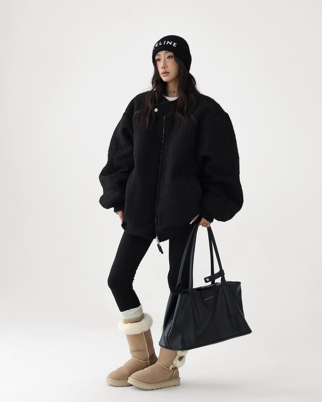 Stand Collar Wool Coat ACS0306