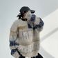Retro Pattern Damage Knit YLS0716