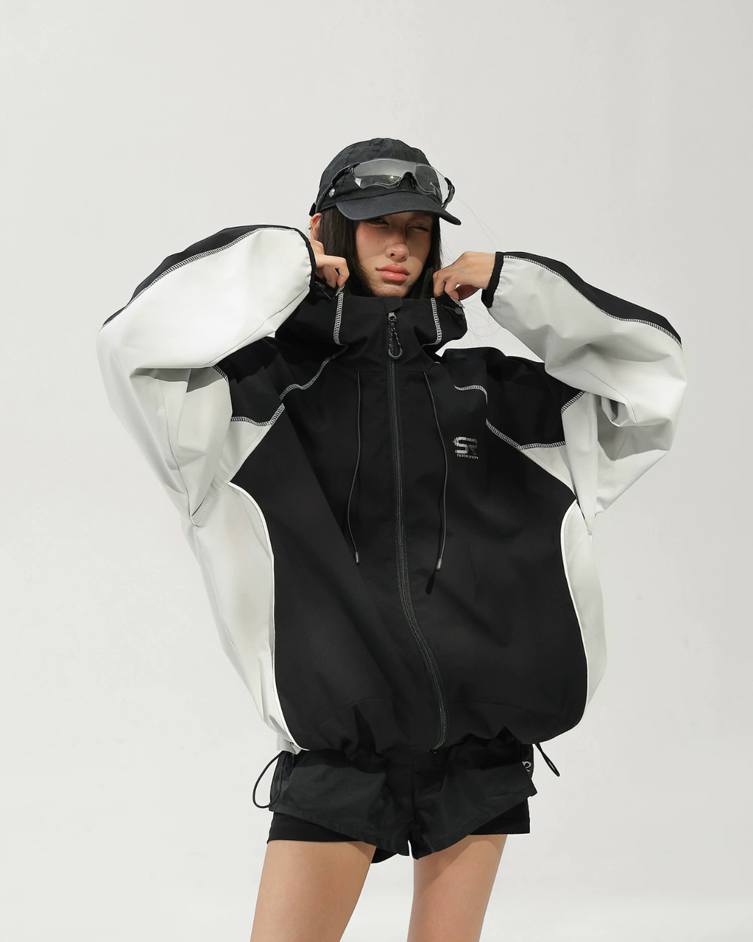 Nylon Zip-Up Blouson ACS0374