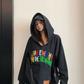 Key Neck Rainbow Logo Sweat Hoodie YLS1058