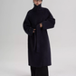 Stand Collar Long Loose Wool Coat SRS0361
