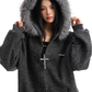 Fur Food Thin Striped Jacket BGS0019