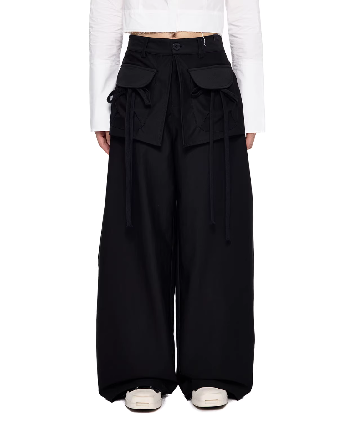 Pocket Wide-Leg Pants EZK0100
