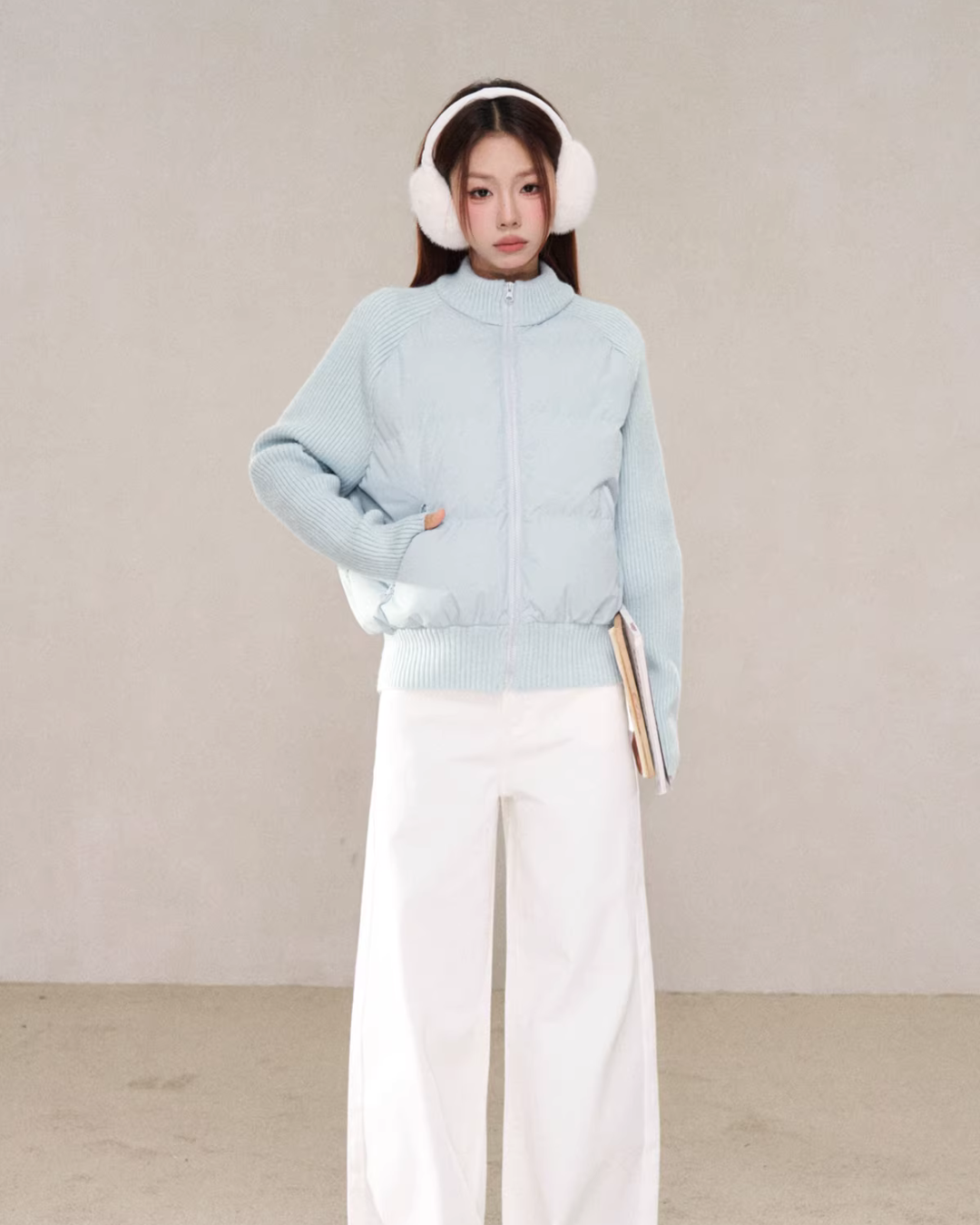 Down Knit Blouson WDB0006