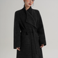 Waist Belt Wool Coat SRS0389