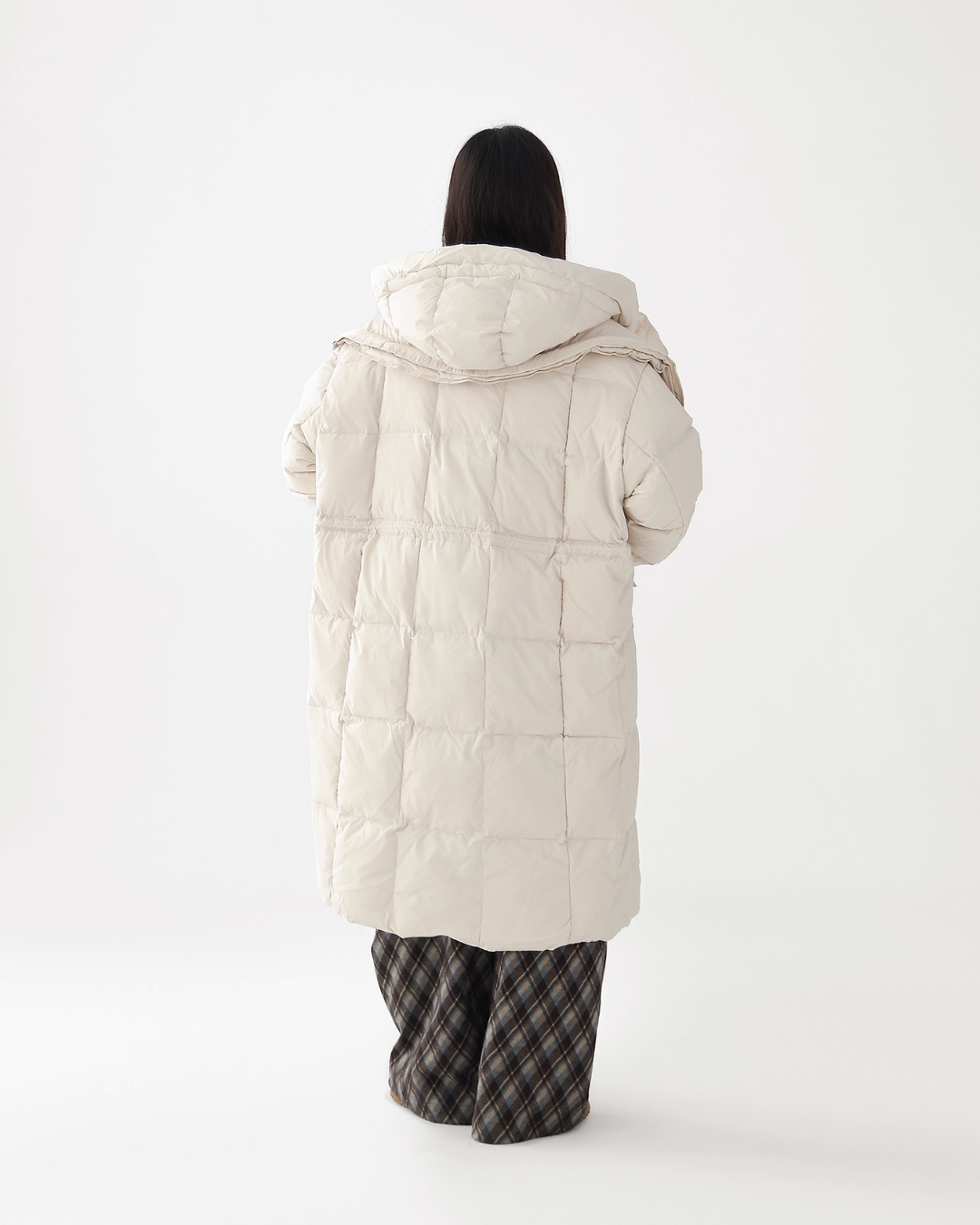 Stand Collar Down Long Coat ACS0331