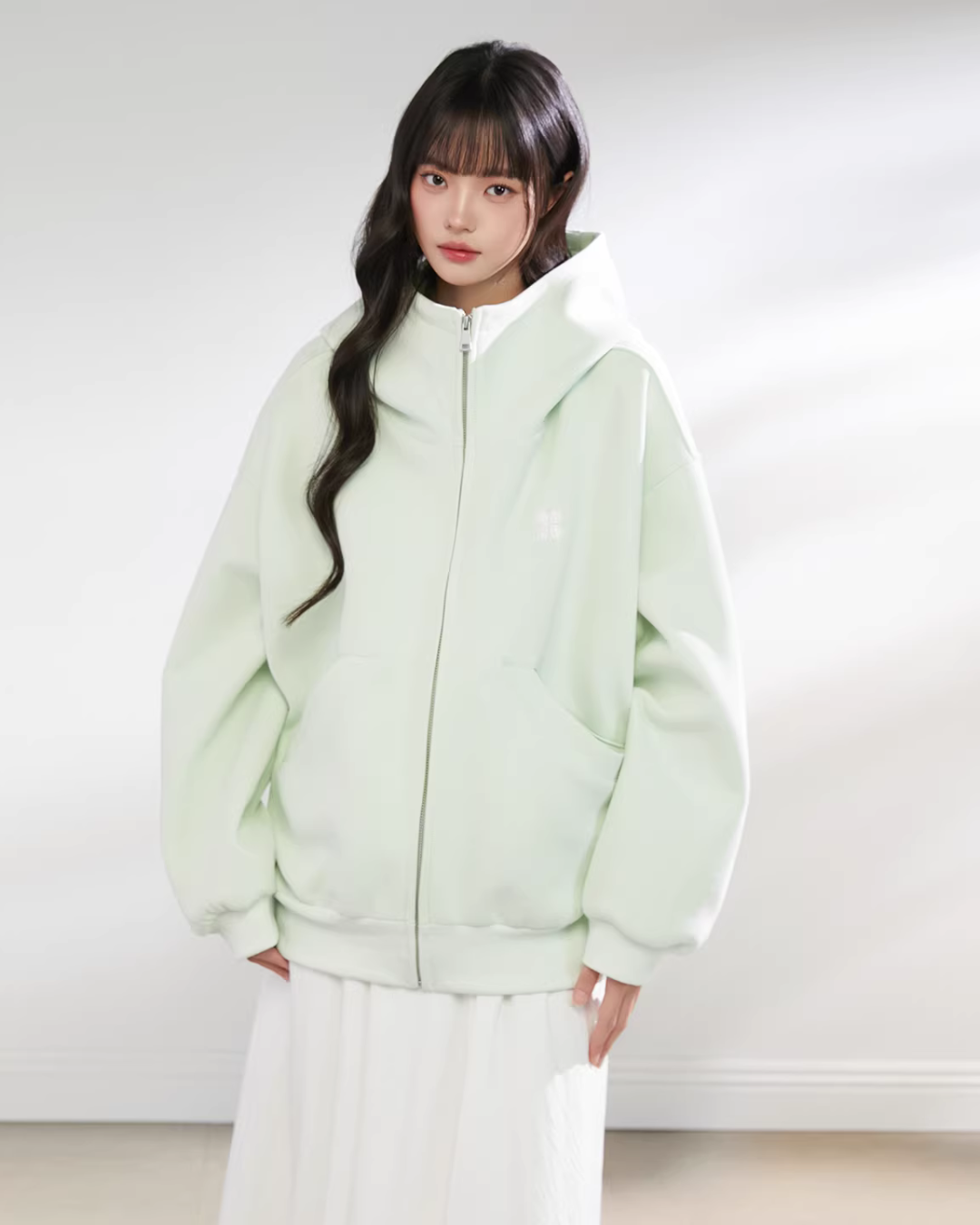 High-Neck Hoodie Jacket KIP0011