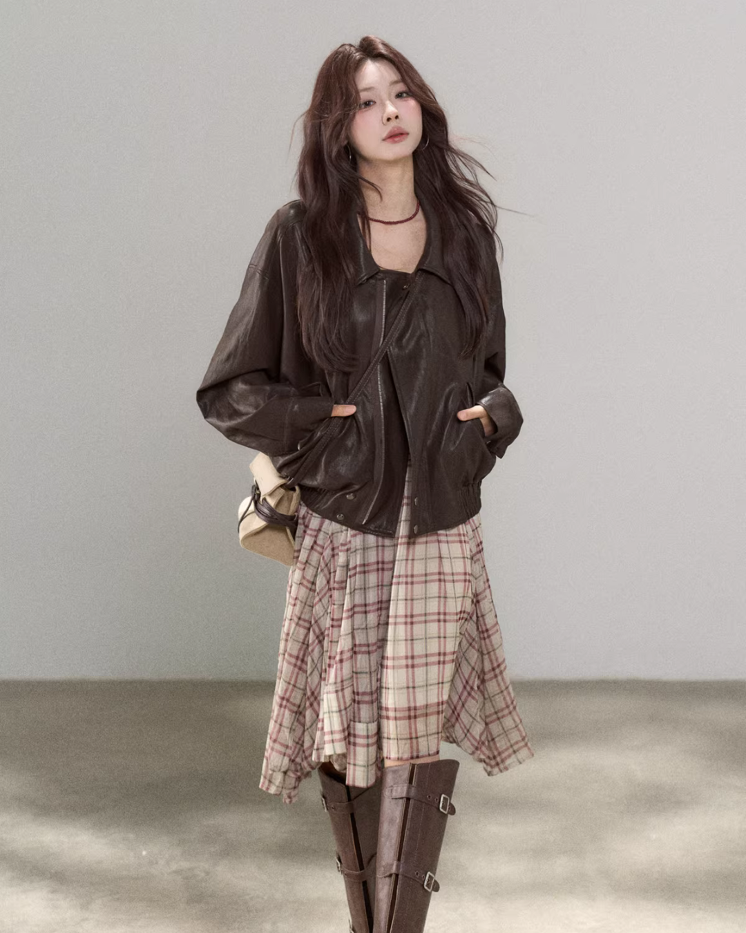 Brown High-End Leather Jacket WDB0014
