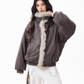 Fur Collar Suede Jacket BWA0002