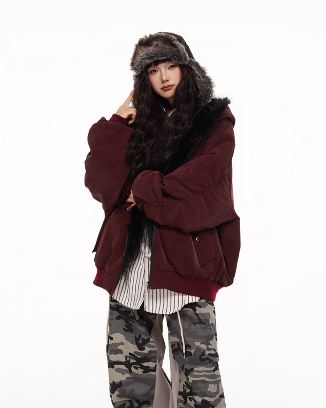 Fur × Nylon Reversible Blouson FEC0004