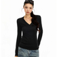 V-Neck Knit Top BGS0054