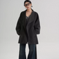 Stand Collar Mid-Length Coat SRS0355