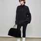 Half-Zip Cable Knit TEO0007