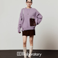 Pocket Patchwork Knit Top/Mini Skirt LLA0582