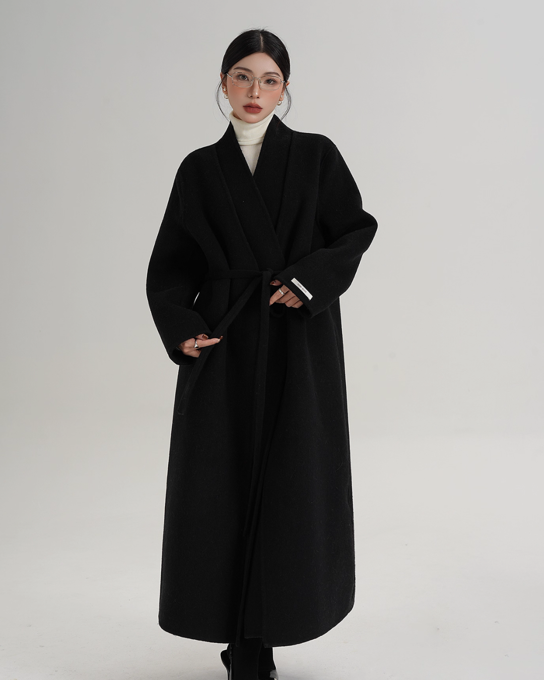 Elegant Wool Long Coat SRS0385