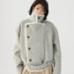Fur Collar Trench Coat  ACS0346