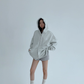 Oversized Zip-Up Hoodie YLS0940