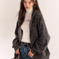 Leopard Print Knit Cardigan ASG0057