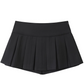 Cable Knit Layered Top / Pleated Skirt Pants WEO0018