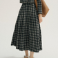 Plaid Tweed Jacket & Tweed Long Skirt SNT0010