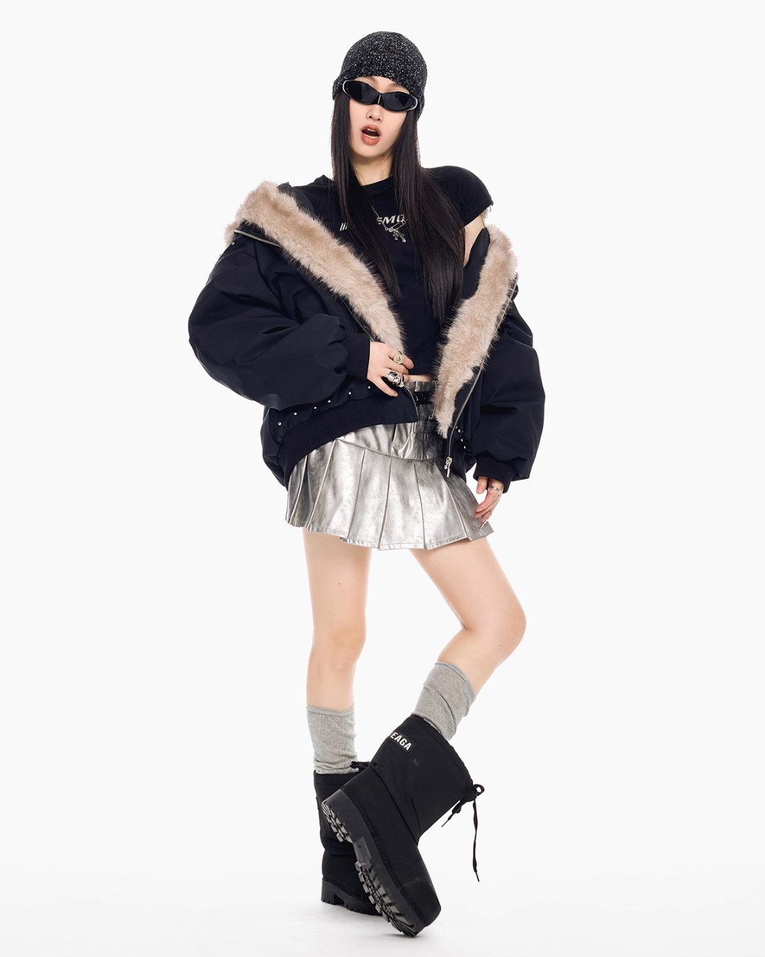 Cat Ear Fur Jacket ICM0104