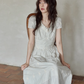 V-Neck Stripe Dress SMS0020