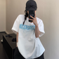 Glitter Logo Short Sleeve T-Shirt YLS0840