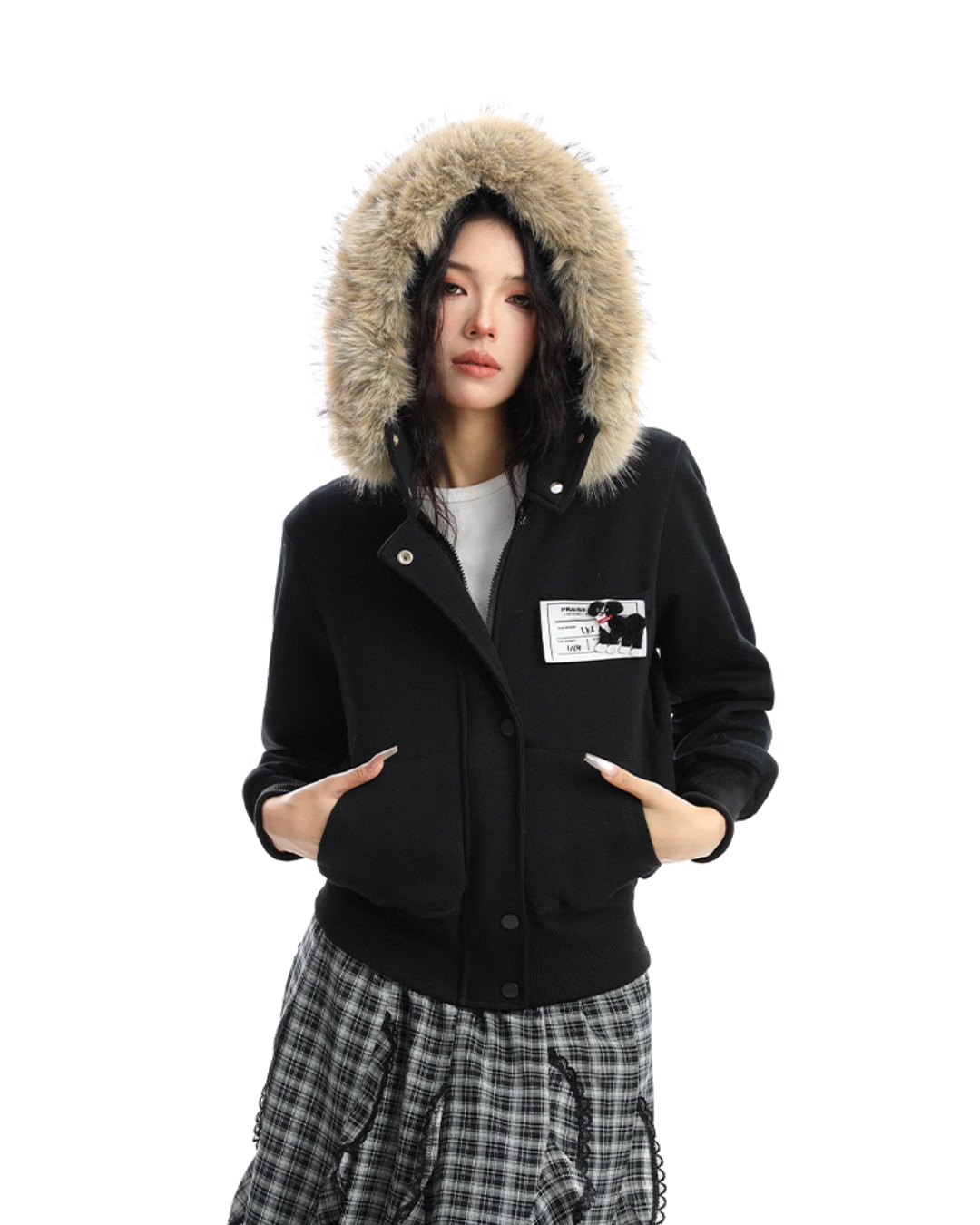 Fur Collar Puppy Short Jacket BGS0024