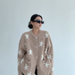 Star Patterned Knit Cardigan YLS1002