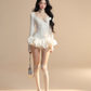 Race Hood Rose Mini Dress LAS0024