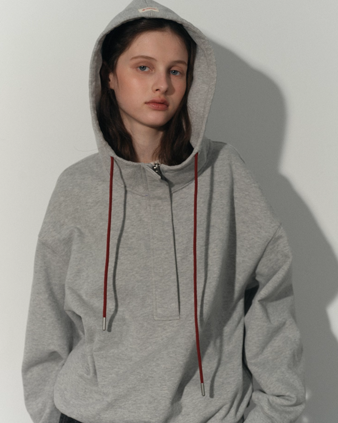 Half-Zip Hood Top RLZ0004