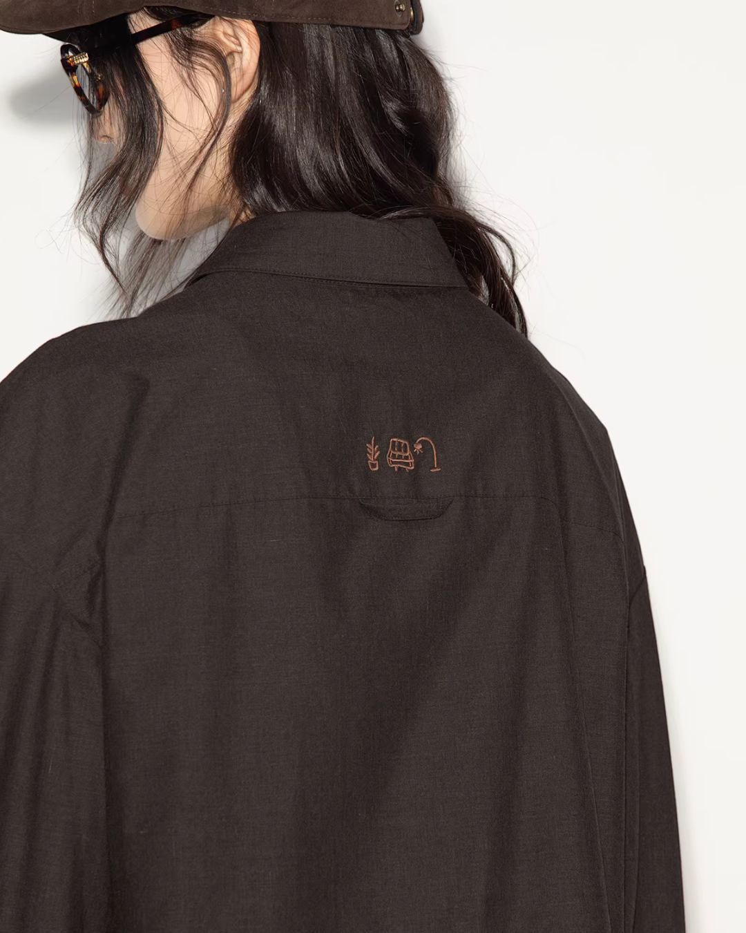 Vintage Brushed Two-Way Shirt / Pleated Lace Skirt BBK0006