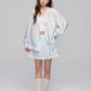 Sheer Windbreaker Jumper / Flare Skirt ASG0045