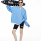 Henry Neck Long Sleeve Top ICM0078