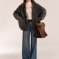 Leopard Print Knit Cardigan ASG0057