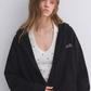 Polka Dot Vest V-Neck Hoodie / Loose Casual Sweatpants ASG0080