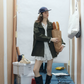 Stand Collar Dolman Mods Jacket RLZ0016