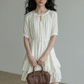 V-Neck Tiered Mini Dress VAS0201