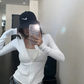 Cropped Slim Zip Jacket YLS1049