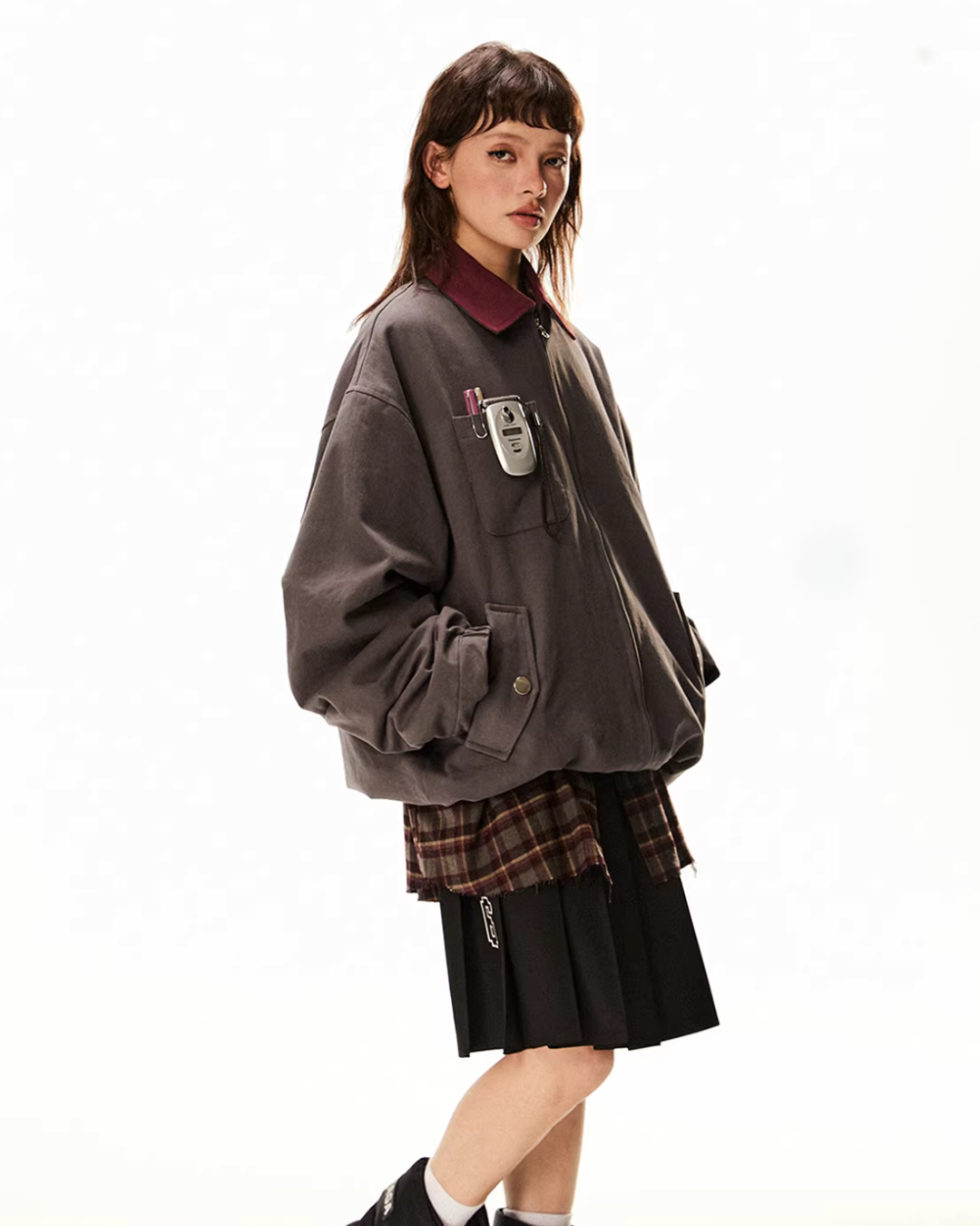 Vintage Style Work Blouson EZK0090