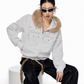 Fur Hood Zip Hoodie ICM0093