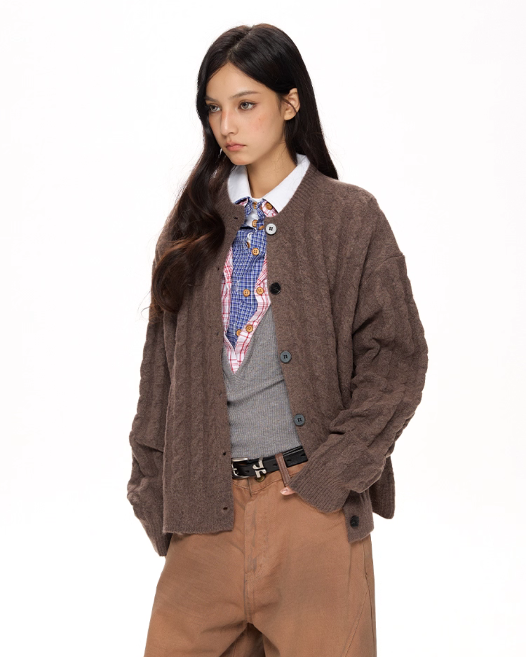 Cable Knit Cardigan VAT0014