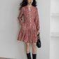 V-Neck Floral Dress VAS0193