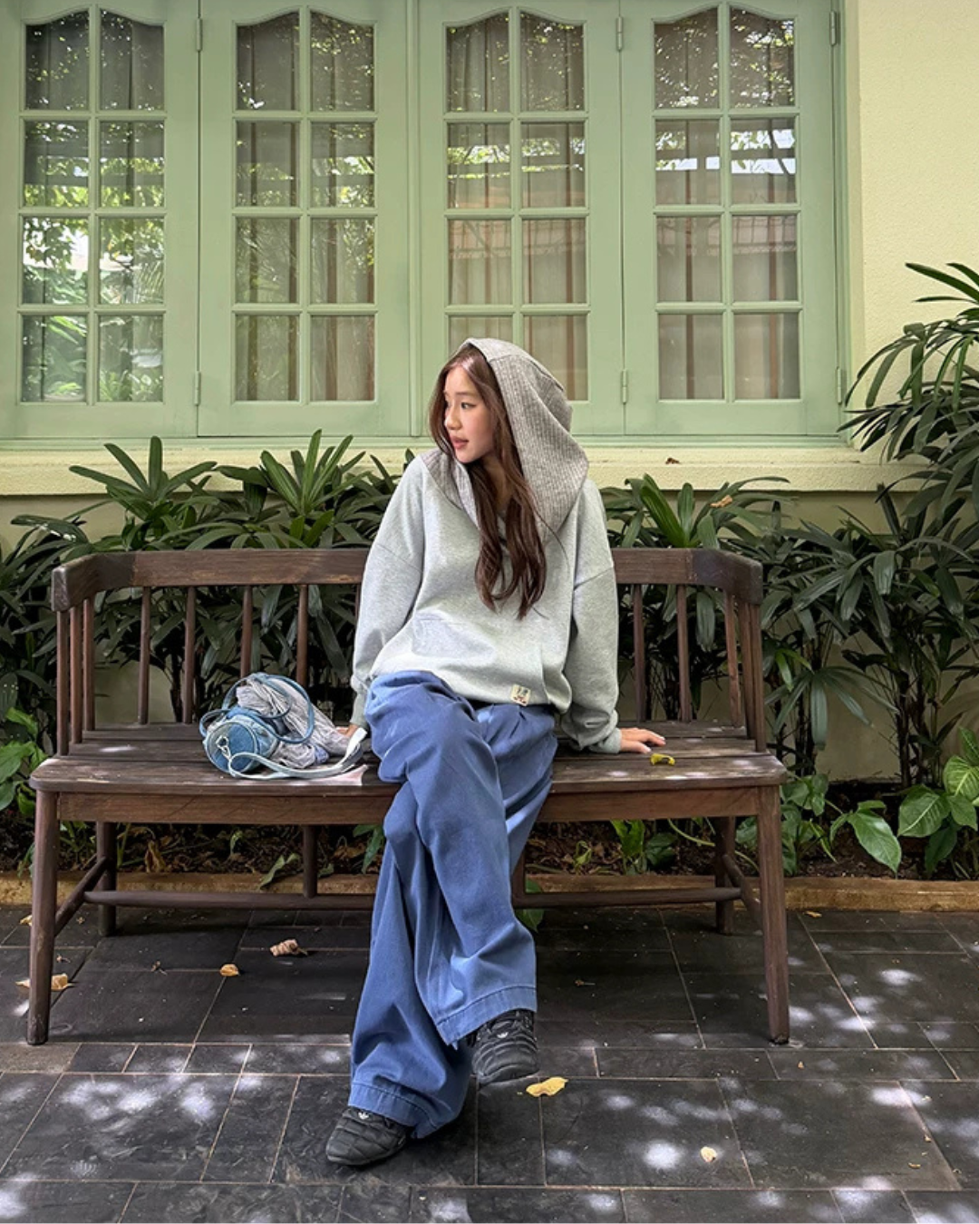 Off-Shoulder Sweatshirt Hoodie CYE0105