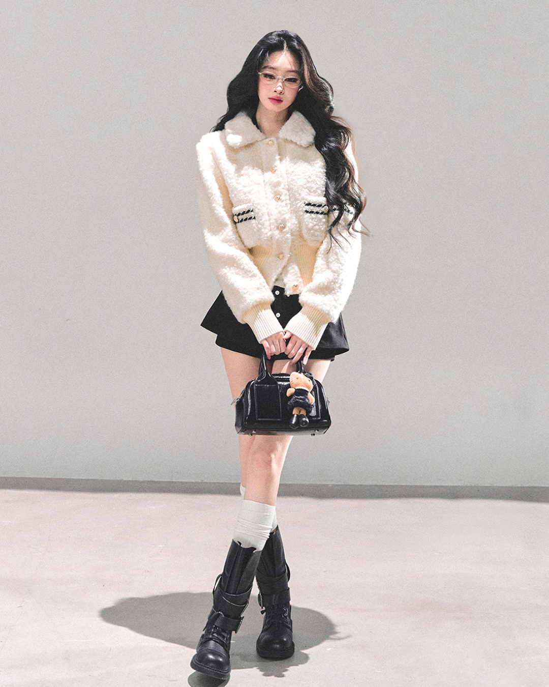 Fluffy Wool Padded Jacket LAS0049