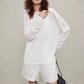 Oversized Batwing Sleeve T-Shirt TEO0002