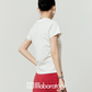 Graphic Short-Sleeve T-Shirt / Polka Dot Mini Skirt LLA0650
