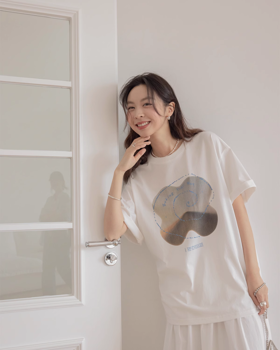 Summer Short Sleeve Print T-Shirt VNS0011